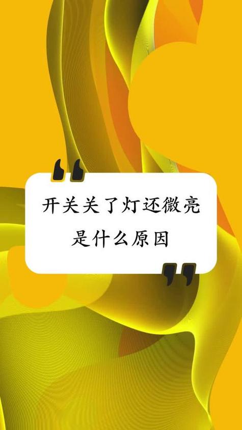 开关没用灯一直亮