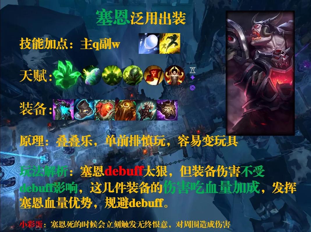 输出流塞恩怎么出装