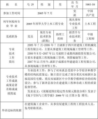 员工晋升申请书范文