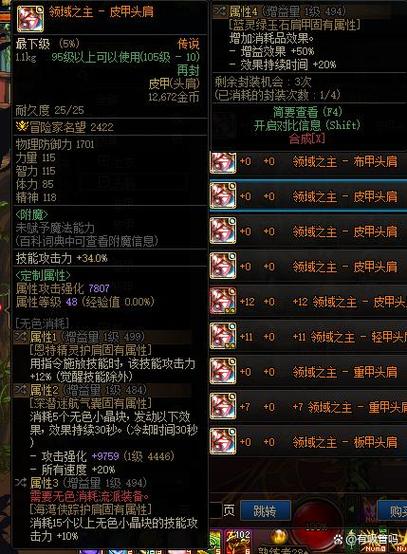 DNF传说装备