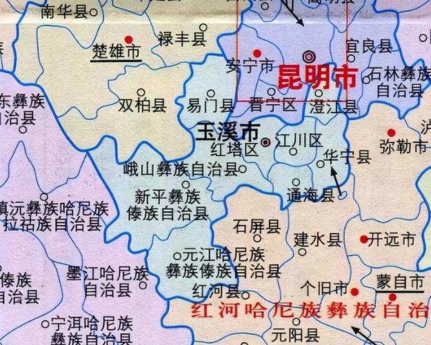 昆明市区地图高清版大图