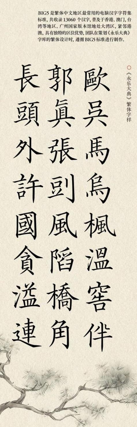极品繁体字