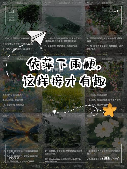 下雨了怎么接梗