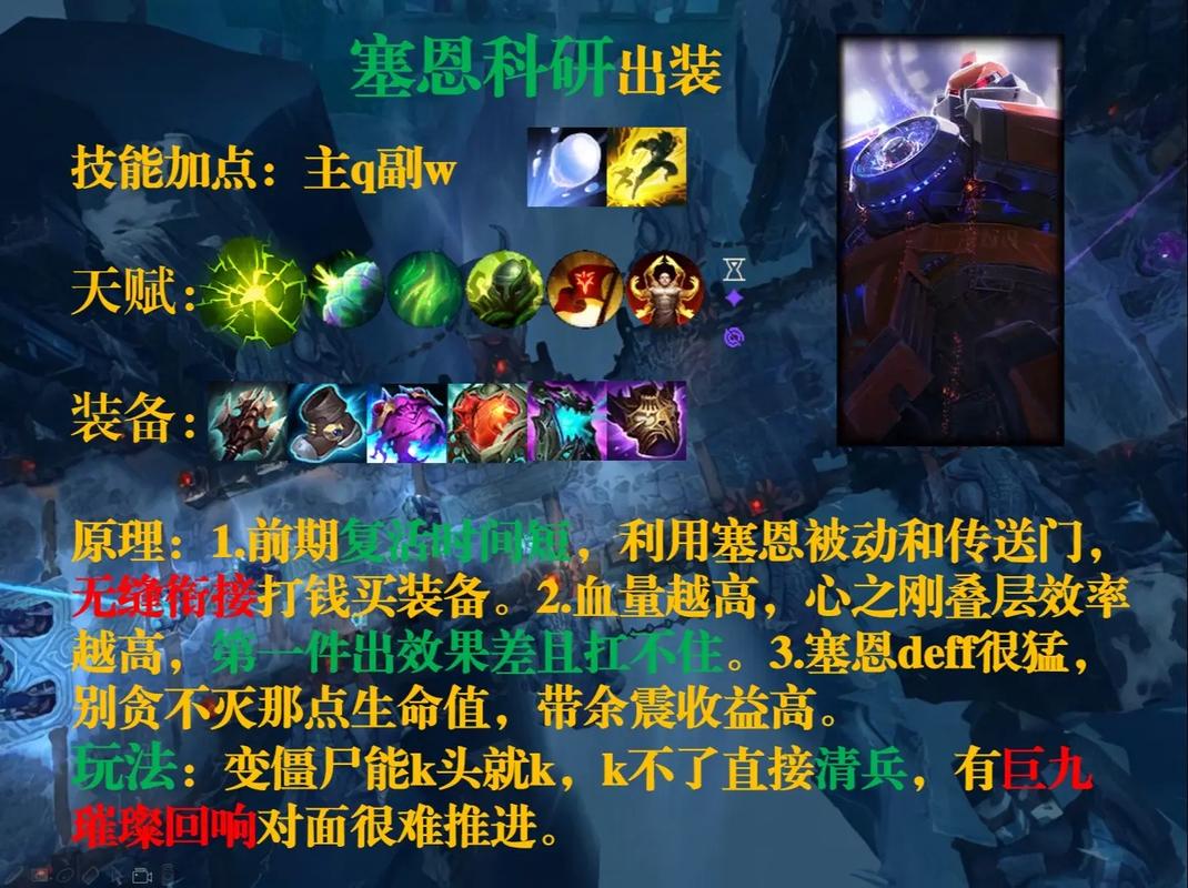 献祭流塞恩怎么出装