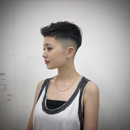女人剃剪超短发故事