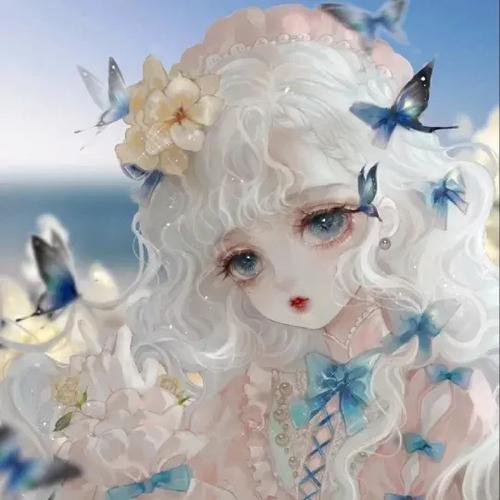 五人闺蜜唯美动漫头像