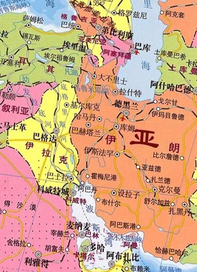伊朗地图
