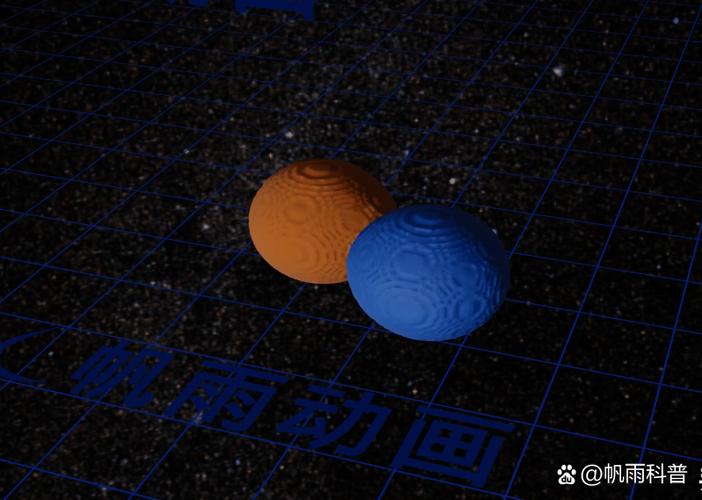 两个球的质量不一样,大小一样