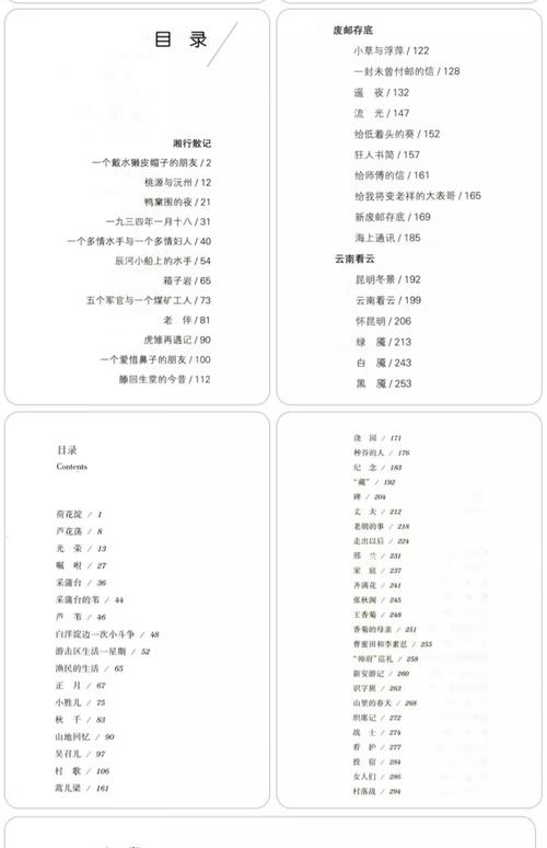 洛灵犀全文目录