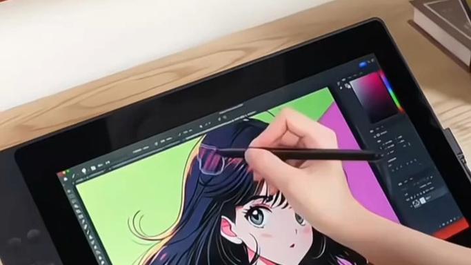 用数位板和用平板绘画