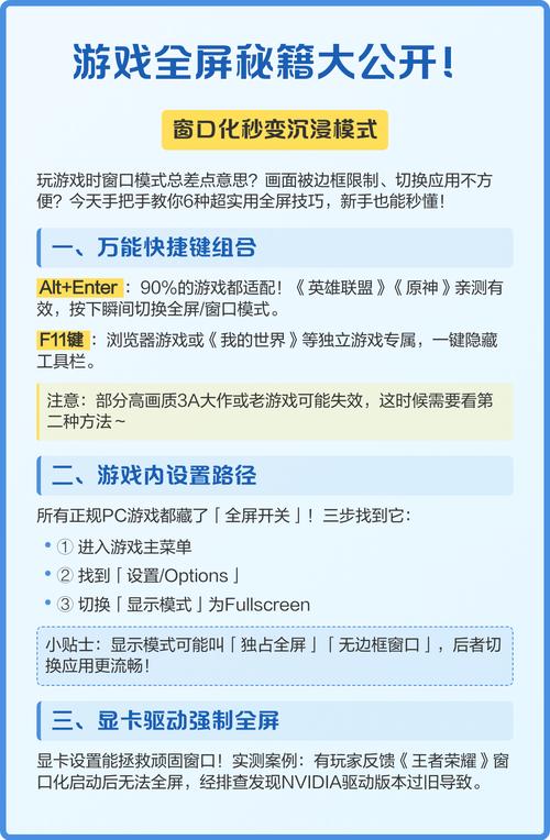 游戏突然窗口化怎么全屏