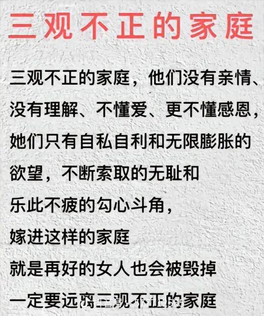 三观不正的文