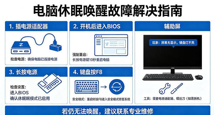win10休眠太久唤醒不了