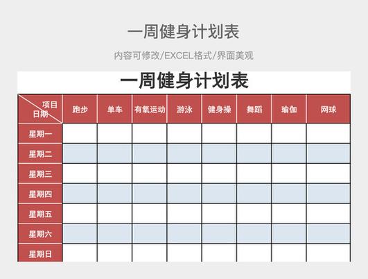 一周6天正确的健身顺序