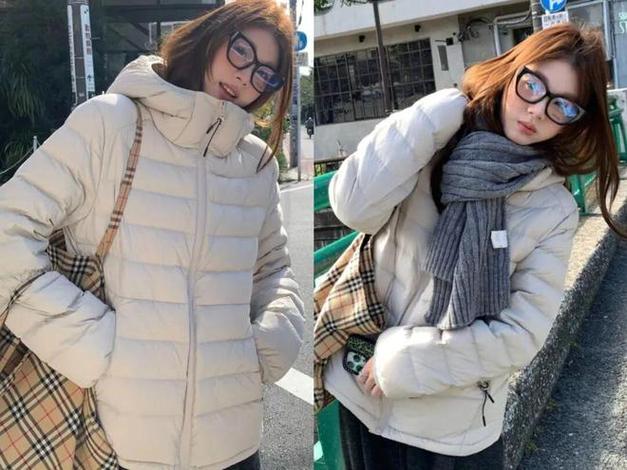 排骨羽绒服外面套衣服