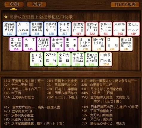 五笔打字训练软件截图3