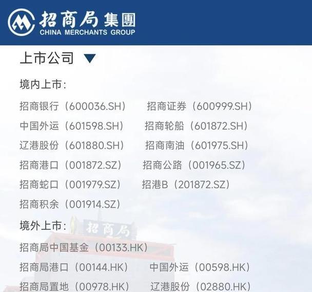 招商局资产