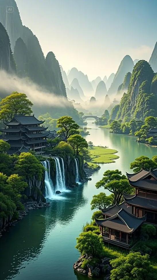 山水风景视频