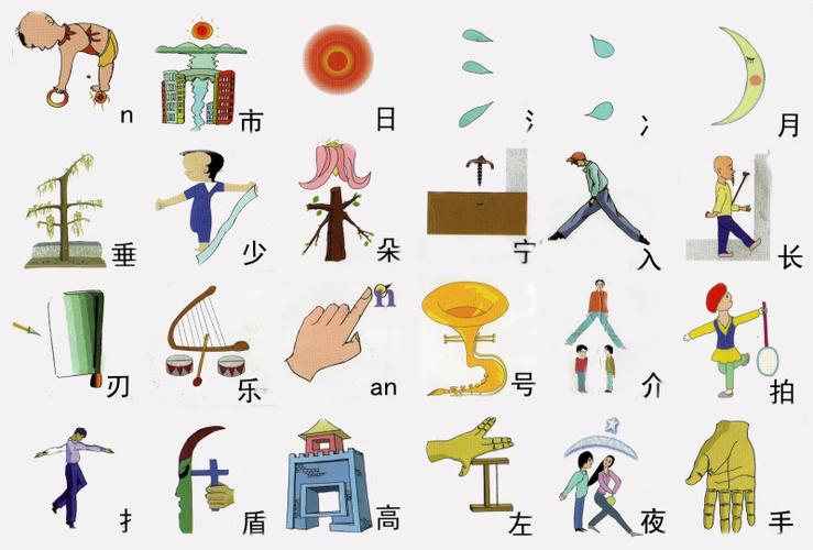 幼儿识字早午晚夜