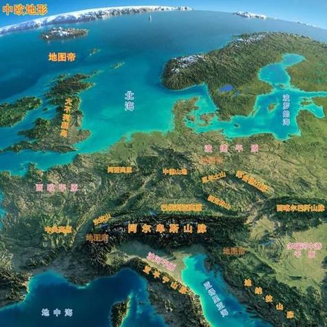 欧洲地形