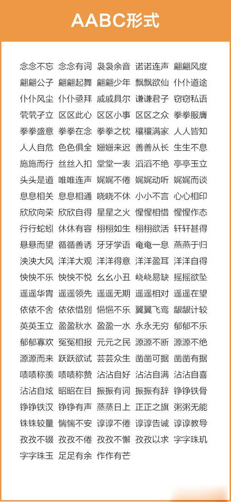 四字成语500个