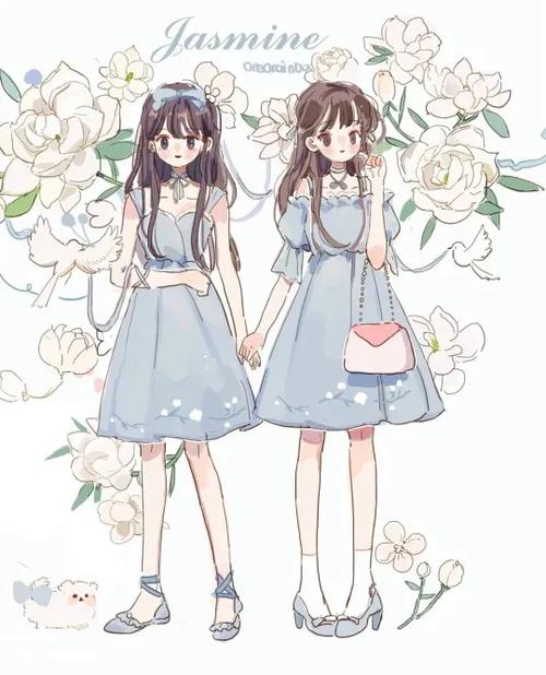 闺蜜壁纸 一左一右