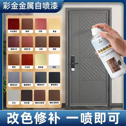 门油漆掉了怎么修复
