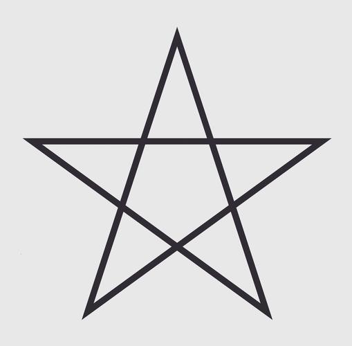 一个五边形内有个五角星数三角形
