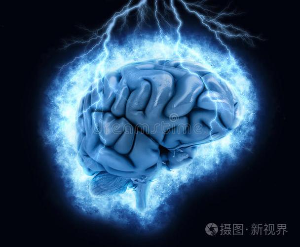 大脑突然像闪电闪一下