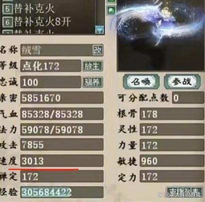 大话西游2五开敏搭配