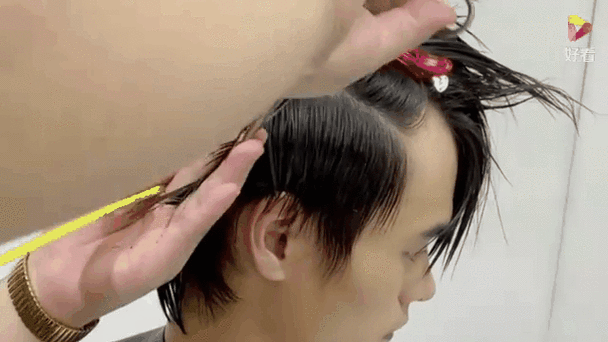 男理发教程一步一步教