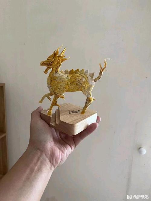 神兽麒麟的折纸