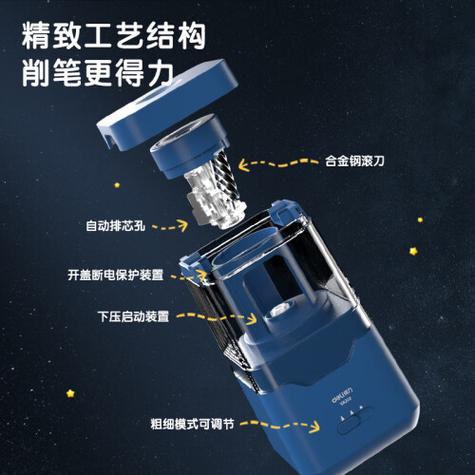 得力转笔刀拆解