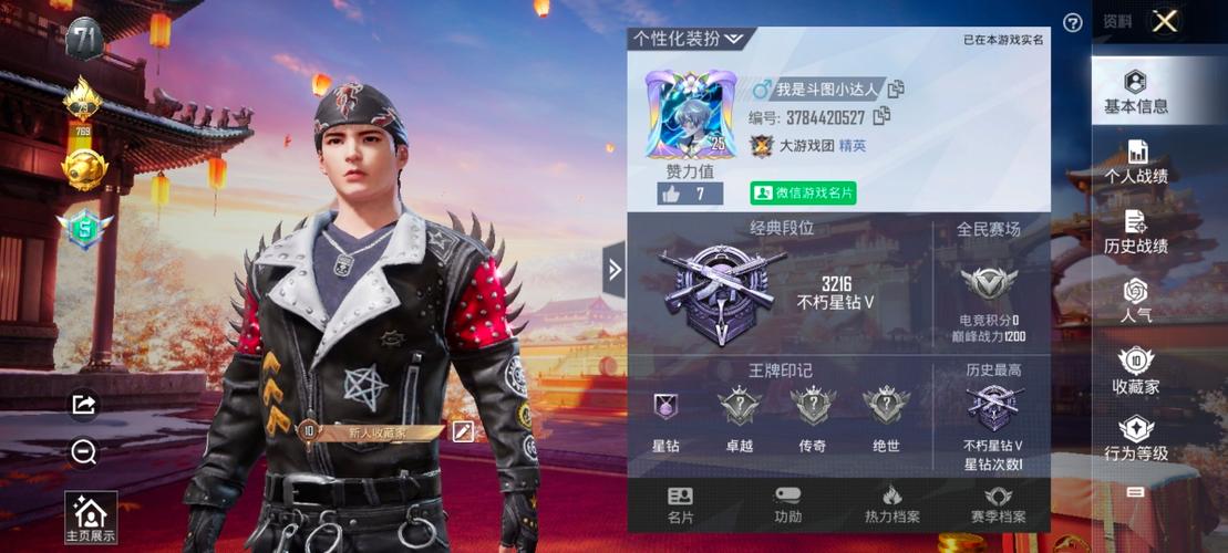 和平精英钻石段位截图