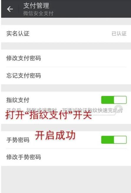手机支付突然不能用指纹