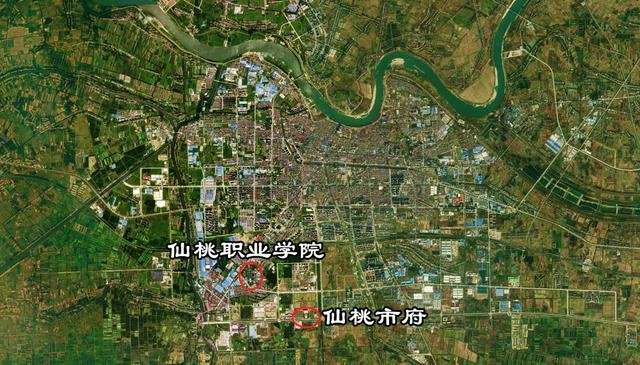 仙桃市卫星地图高清版
