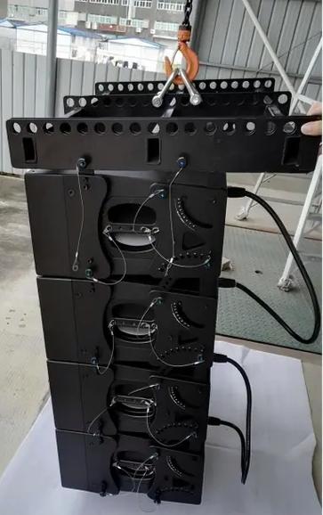 线阵音箱连接方法
