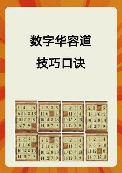 数字华容道7×7公式口诀