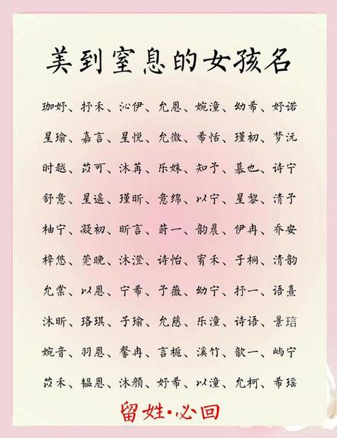给女孩的备注特别的昵称