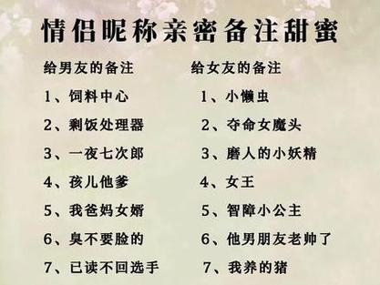 男朋友微信名备注小娇妻,女方应该备