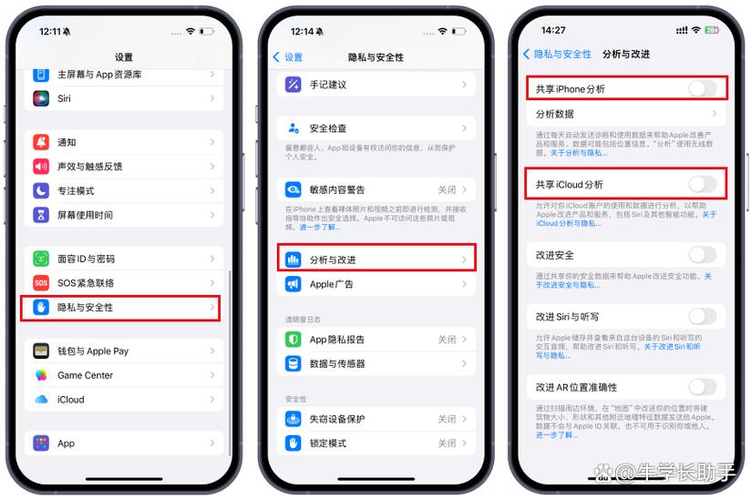 苹果和你的数据隐私需要开启吗