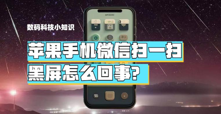 微信扫一扫变成黑屏了