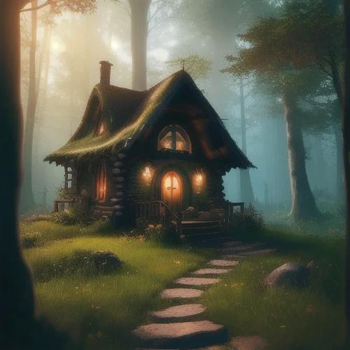 林中小屋对应