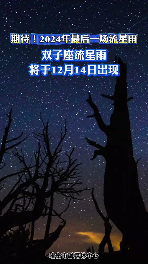 2024流星雨什么时候会出现