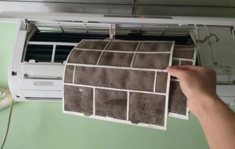 空调滤网怎么拿下来啊