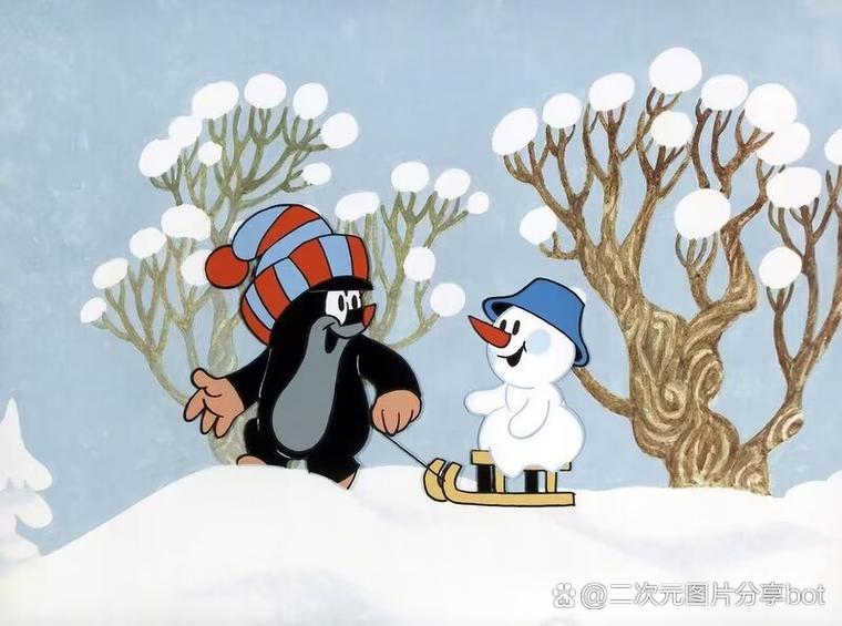 小雪人动画片