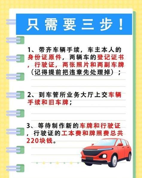换车牌号需要哪些手续