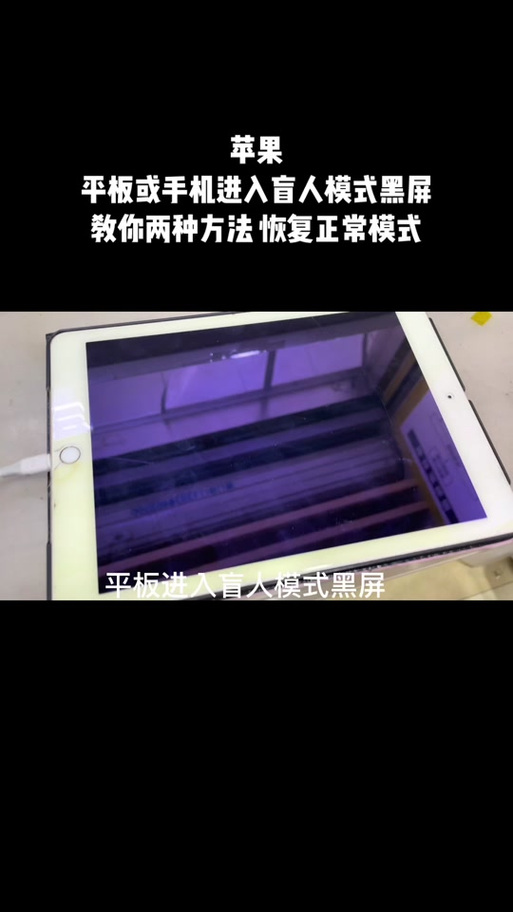 ipad突然黑屏转圈圈