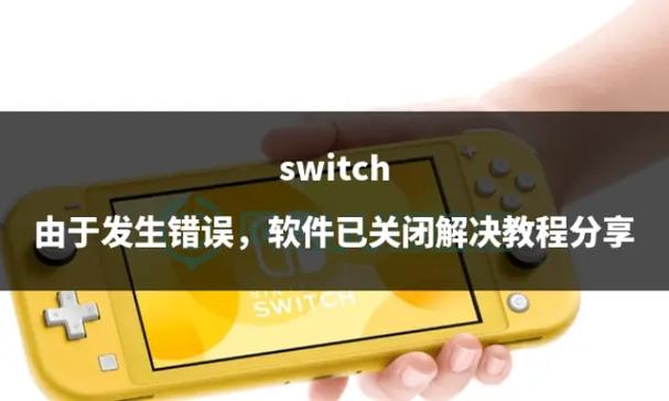 switch由于发生错误软件关闭截图2