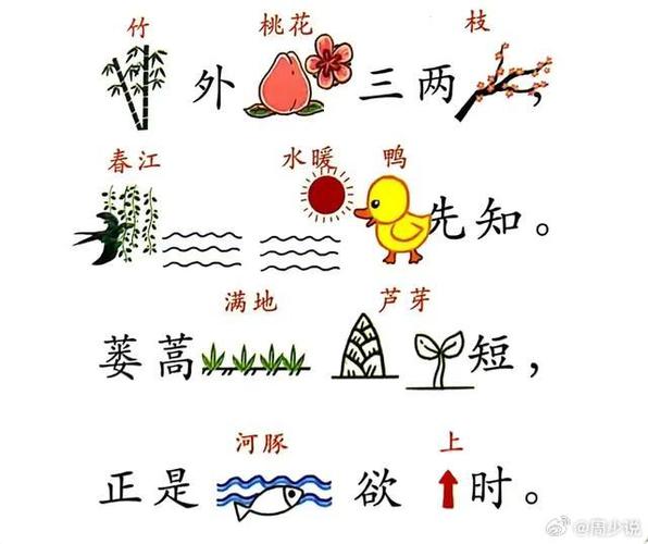小学生看图猜古诗